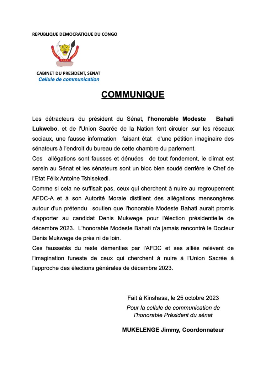 Mise au point au sujet de l'imaginaire pétition.