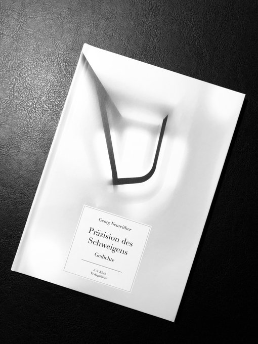 Alex_J_Thiele's tweet photo. #coronaverlosung 653: Heute mit einer Spende von @GeorgNeureither, der seinen Lyrikband in den Topf wirft (diesmal als Hardback!). Vielen Dank. Teilnahme per RETWEET, Verlosung am Abend. Viel Glück! 🙂 https://t.co/fzNRu4Bcqd