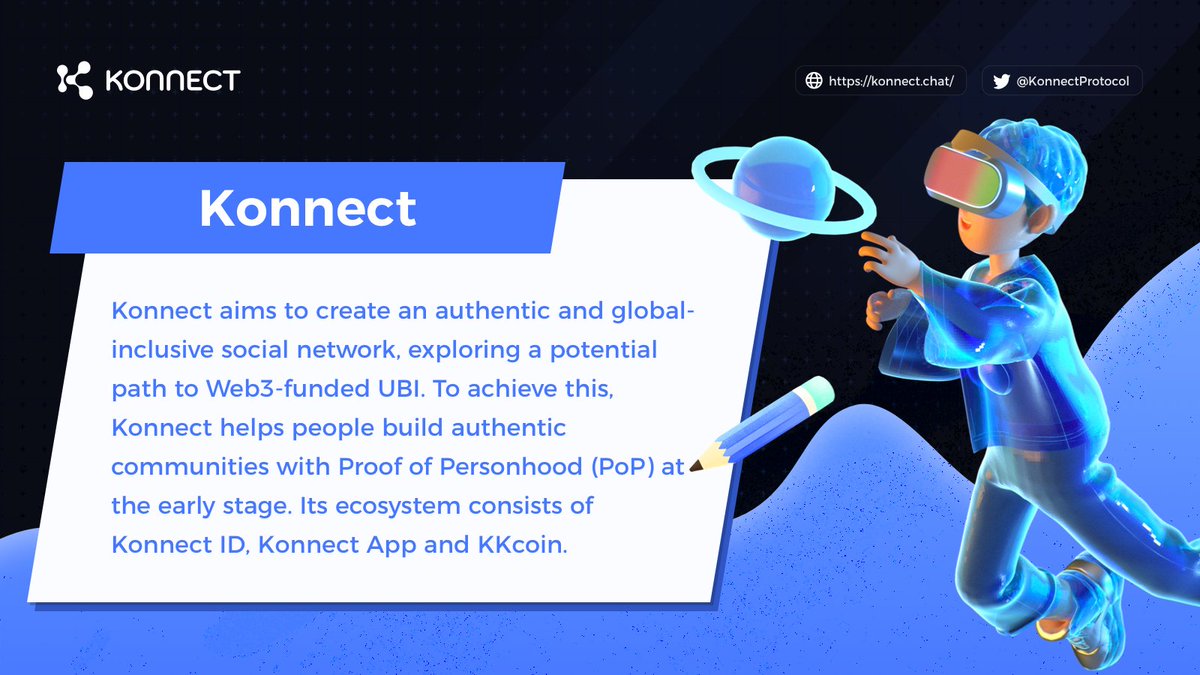 KonnectProtocol's tweet photo. 🤔A new comer to us?
👇Learn the basics of #Konnect
🌐Web: https://t.co/8XhheyJoUg
📲 App: https://t.co/nM59ql8pFb
#KKcoin #Web3World #cryptocurrencies https://t.co/OHk1eDxetR