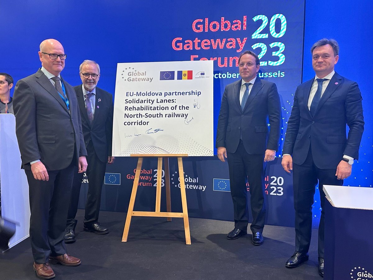 #EU to give 12 million Euro for the rehabilitation of Vălcineț-Ungheni-Chișinău-Căinari railway line. Thanks to our partner's support, we will modernize our infrastructure, making commerce and connectivity easier and getting  closer to the #EuropeanUnion.