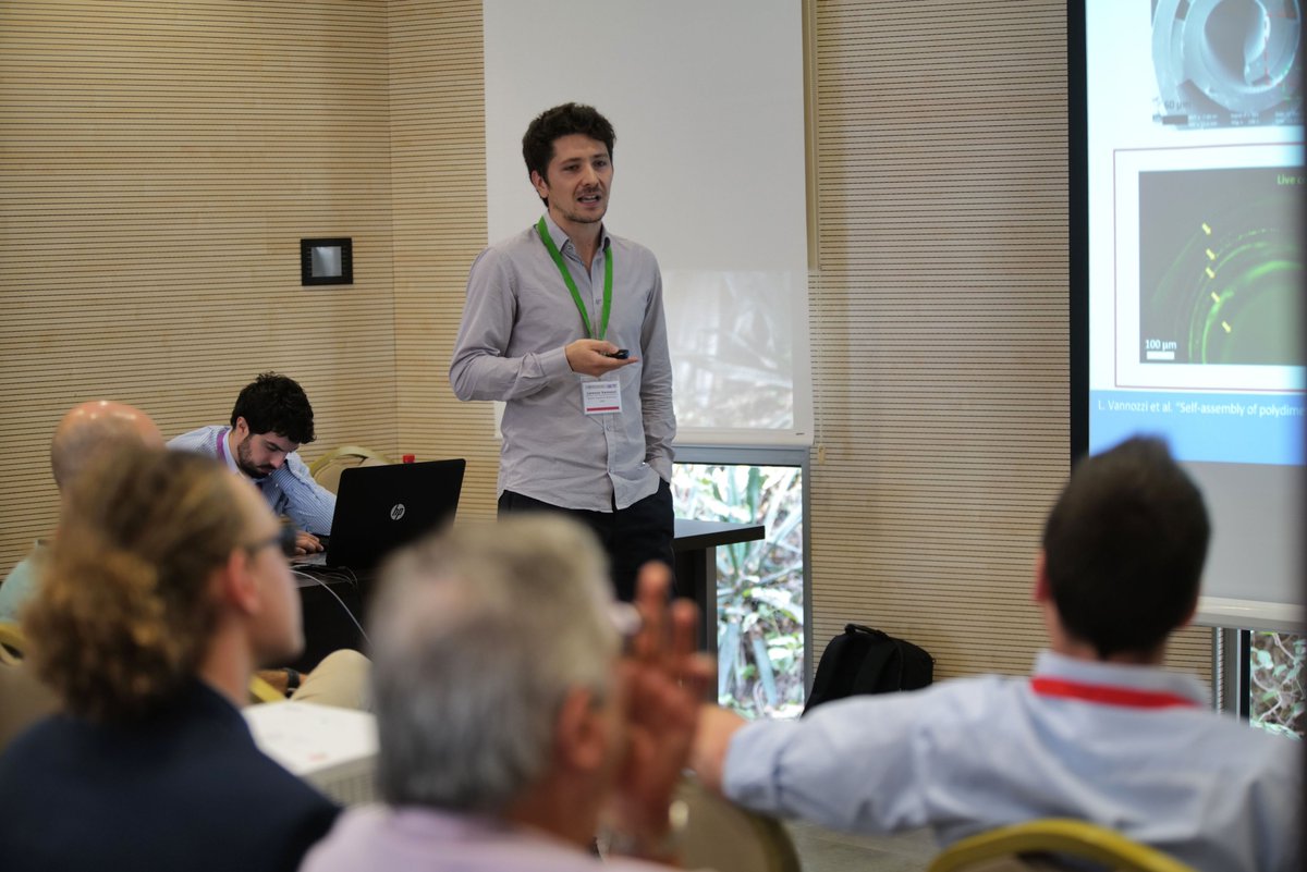 bio_meld's tweet photo. Lorenzo Vannozzi from @ScuolaSantAnna attended #MATSUS23 where he gave a talk in the #BIOMAT session on a novel intravascular steerable catheter powered by an on-board biohybrid actuator on its tip.
#biohybrid #actuator #biomeld https://t.co/HpmzzviwfB