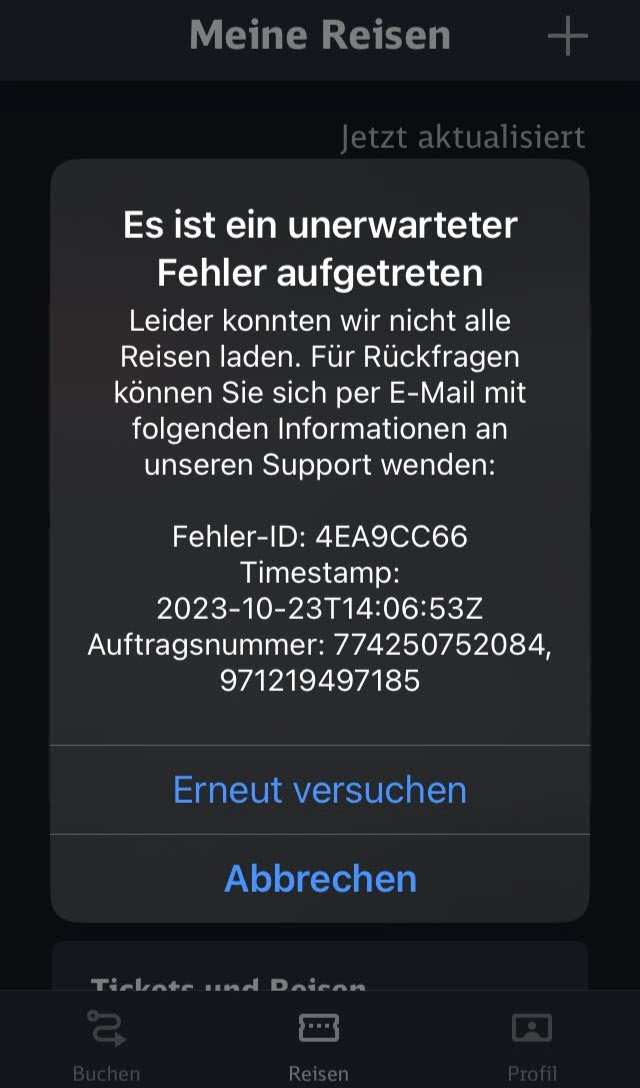 Kurz vor #Halloween und die <a href="/DB_Bahn/">Deutsche Bahn Personenverkehr</a>  hat uns rechtzeitig eine neue App aus der Hölle geschickt. Gar schaurig und fürchterlich. Und noch dazu wird man geghostet, wenn man dem Kundenservice eine Mail schreibt 👻