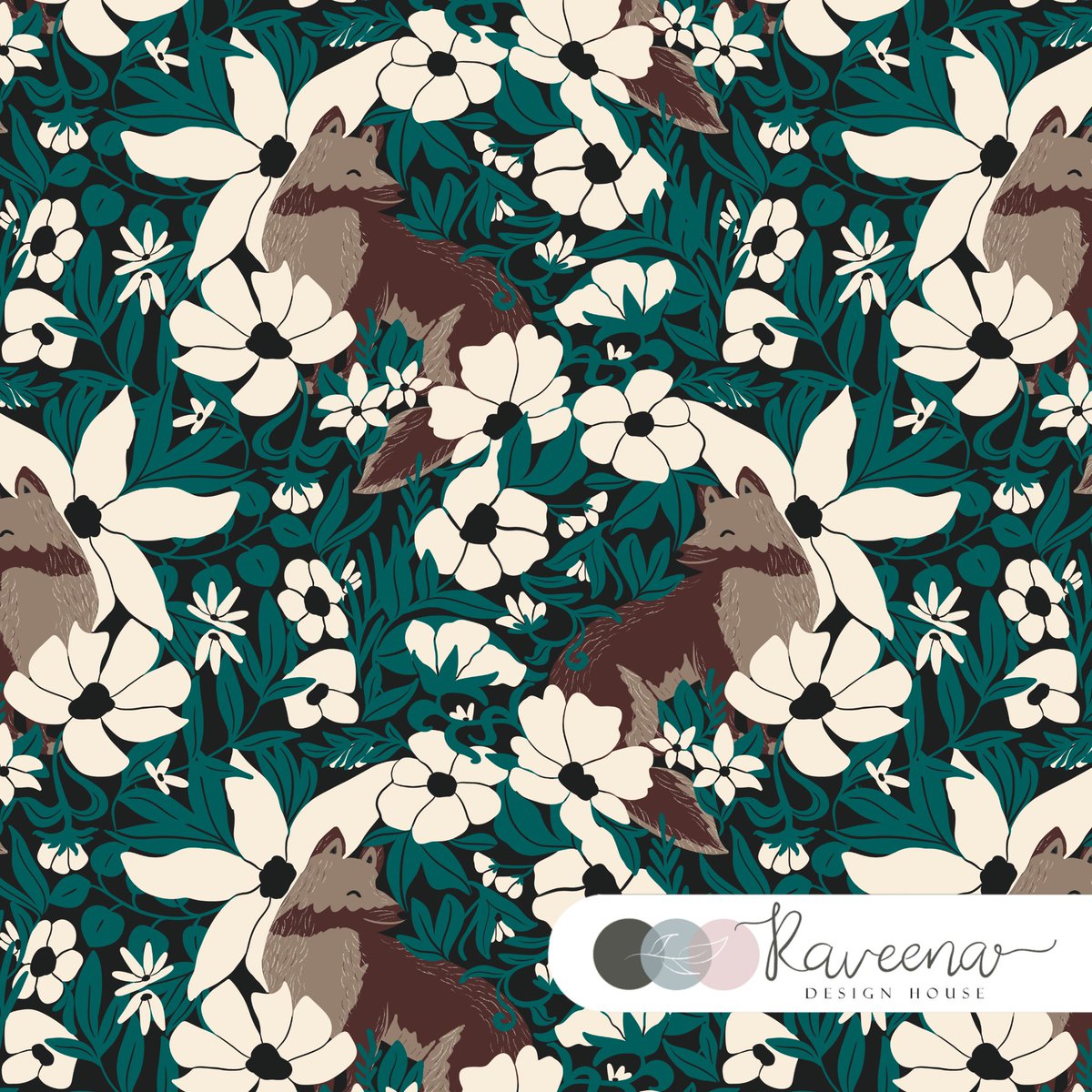 RaveenaBaskaran's tweet image. 🦊Lonely fox in a floral valley🌼 - This week’s #spoonflowerchallenge #spoonflowerdesignchallenge EastFork: Night swim and molasses @eastforkpottery @spoonflower 

#spoonflower #spoonflowerpattern #spoonflowerhome #spoonflowerwallpaper