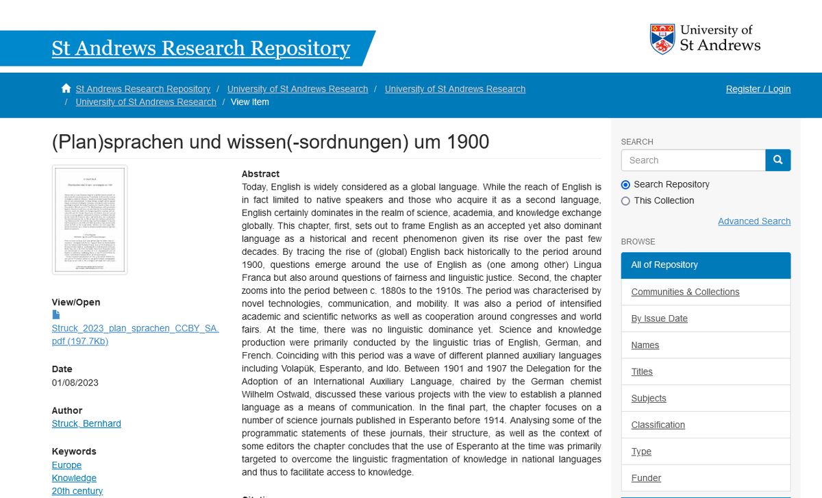 🎉We've hit 2⃣7⃣ K items in @univofstandrews research repository!🎉

Check out the 27,000th #OpenAccess chapter 👇
hdl.handle.net/10023/28183

#OpenResearch #OAWeek