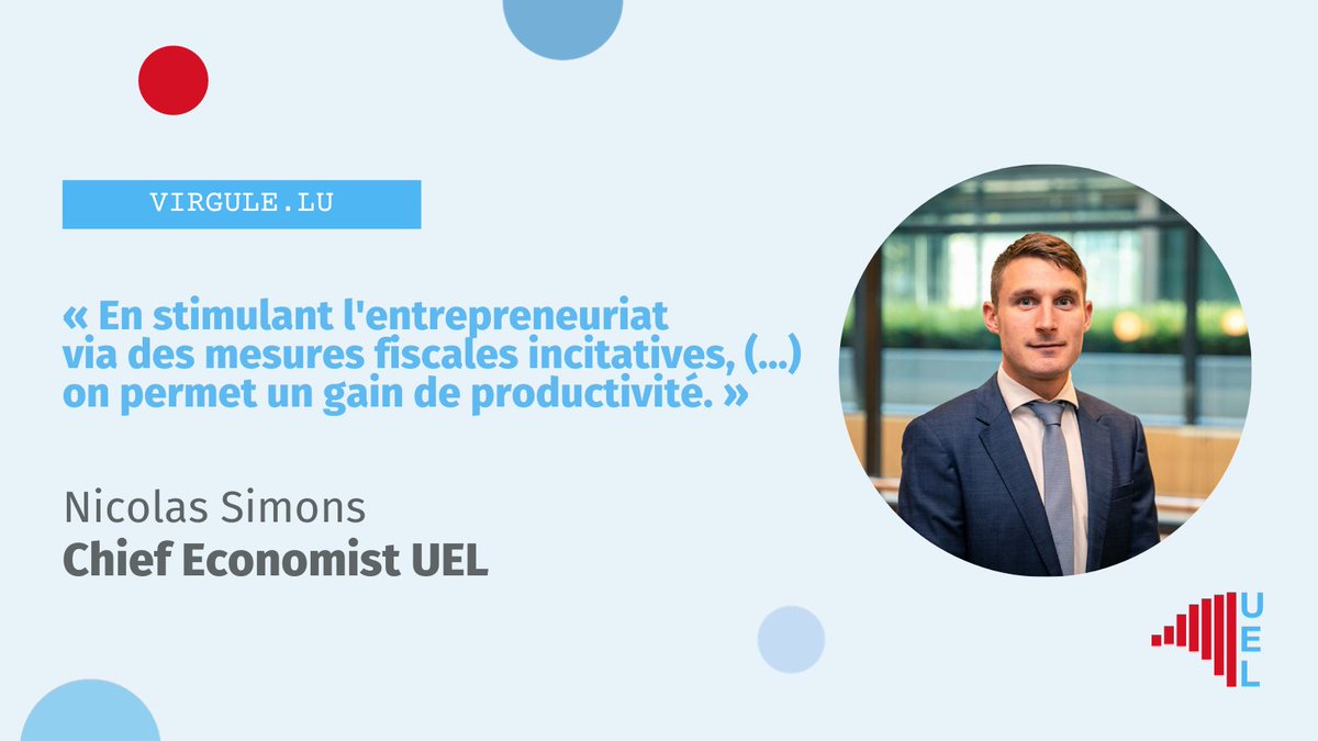 Notre Chief Economist Nicolas Simons s’exprime sur la stagnation de la #productivité au Luxembourg dans une interview pour @virgule_lu 🔗 ➡️ virgule.lu/economie/les-c…