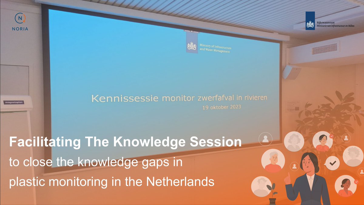 NoriaInnovators's tweet photo. Delighted to share that we recently facilitated two impactful knowledge-sharing sessions for 'Monitoring Waste in Water' for @Rijkswaterstaat. 
We identified the knowledge gaps in different compartments and outlined the technological advancements required to bridge these gaps. https://t.co/vVVnJOFUmV