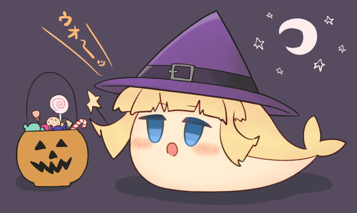 food candy blue eyes hat blonde hair witch hat halloween  illustration images