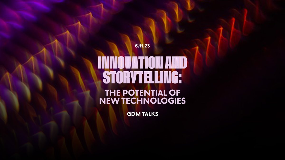 Assistez aux conférences captivantes du Geneva Digital Market sur la création audiovisuelle contemporaine, incluant le "female gaze" et l'IA, lors de sa 11e édition! Détails ici: 2023.giff.ch/gdm/agenda/tal… 📽️ #GDM2023 #CréationAudiovisuelle