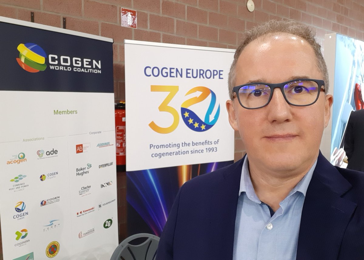Today we are attending the CHP Meeting Day (#WKKontmoetingsdag) hosted by <a href="/COGENVlaanderen/">COGEN Vlaanderen</a> at the Brabanthal in Leuven 🇧🇪
Our Comms Manager Ben Carlin (<a href="/BenCpro/">Ben Carlin</a>) is ready to answer your questions about <a href="/COGENEurope/">COGEN Europe</a> and/or the <a href="/cogen_world/">COGEN World Coalition</a> Coalition.
If you see him say hello! 😀