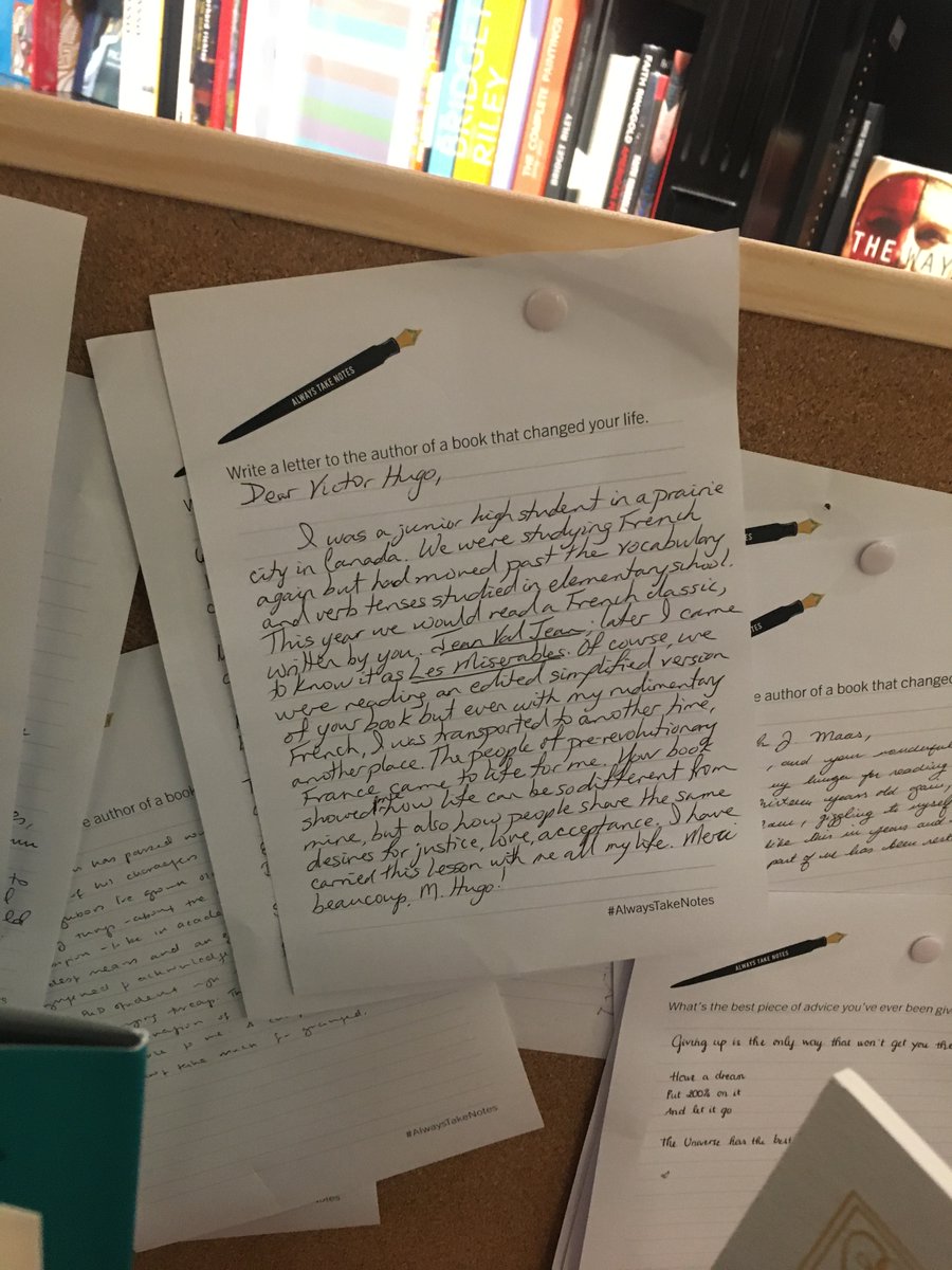 IthakaPress's tweet photo. The #AlwaysTakeNotes x Monica Ali install is now in @Hatchards!
Try your hand at writing on a Booker-shortlisted author's desk, listen to Monica's episode of @takenotesalways - and get your copy of this new creative writing bible.
https://t.co/d2opwaxXp7 https://t.co/liVLbHstdT