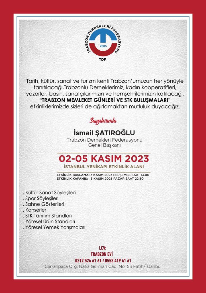 ofhayratbmd's tweet photo. Kadim Şehir Trabzonumuzun fethinin 562. yıldönümünü etkinliğimize tüm halkımız davetlidir.👇🏻 https://t.co/4FuOwkutkB