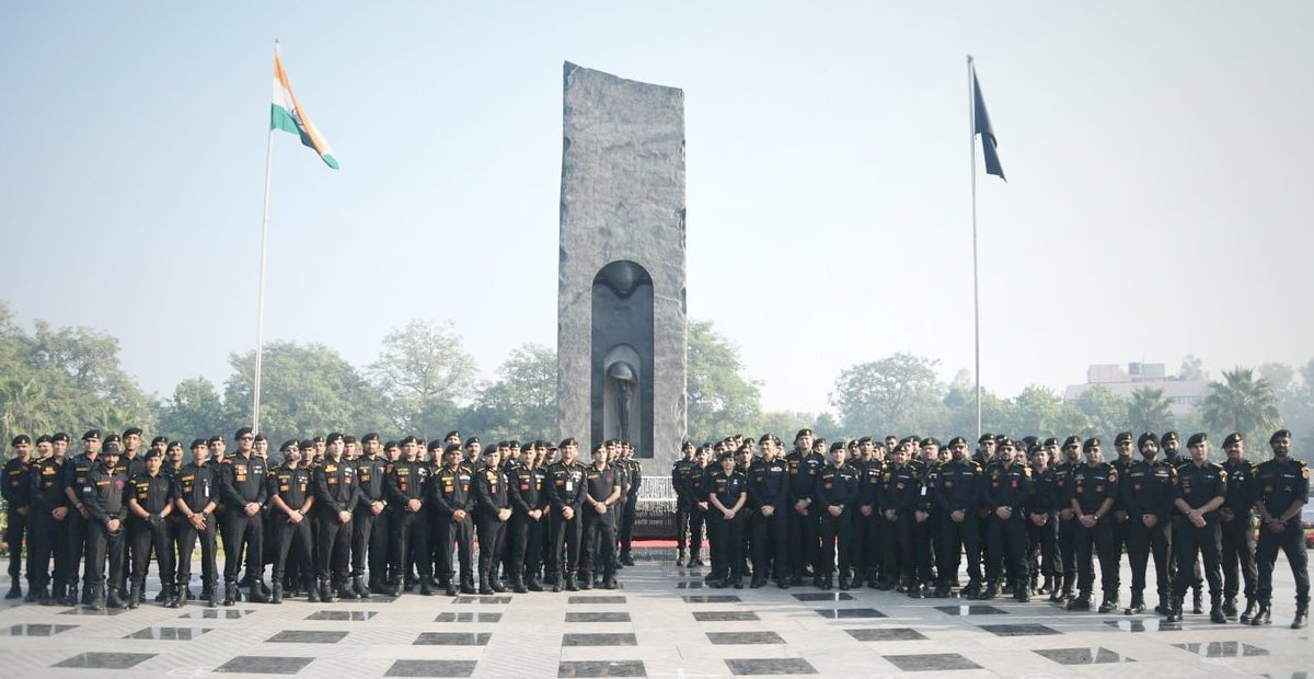 NSG organised a Bike Rally as part of events planned between Police Commemoration Day and National Unity Day. 100 bikers rode in solidarity, honouring the sacrifices of our brave Martyrs,from Manesar to NPM Chankyapuri. Let their legacy inspire us to strive for peace & unity.