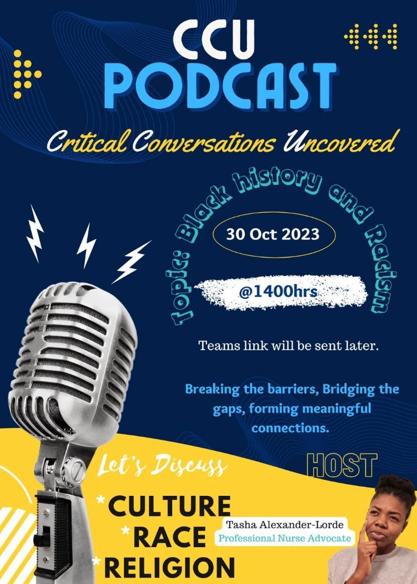 Critical Conversations Uncovered Podcast - a fantastic new initiative from our #PNA team. This month for #BlackHistoryMonth we launch with discussion on #BlackCulture , unconscious bias in the workplace and how it can affect team dynamics and patient care.