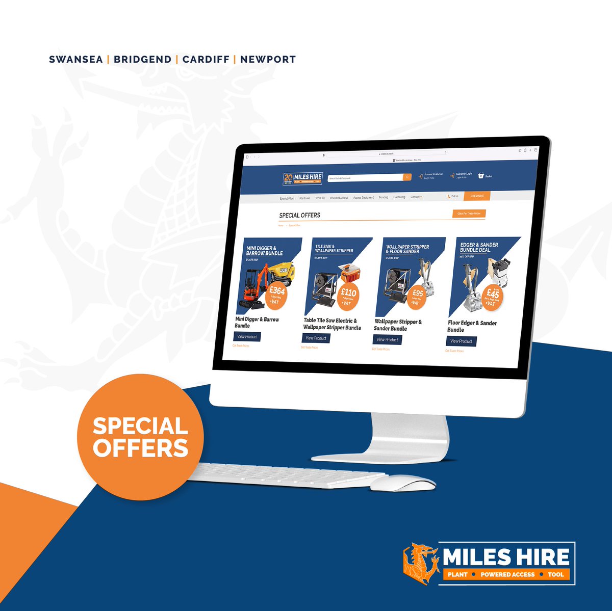 Have you seen the special offers available on our website? 👷🏻‍♂️

Whatever job you have coming up, get it done for less 💪🏻

Click here to discover our bundles: mileshire.co.uk/product-catego…

#Bundles #SpecialOffer #Tradies #MilesHire #ToolHire