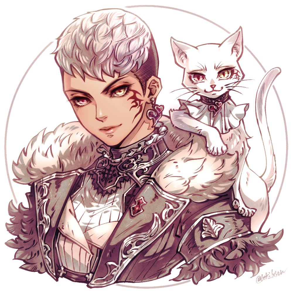 Leki_Ixion's tweet photo. #ニャンカ描きます２

「貴方のFF14キャラ＋猫化した貴方のキャラのペアイラストを描きます」企画 

・応募方法【フォロー＆ＲＴ】※リプ不要

・〆切【11/3　23：59】

 ・抽選【１名様】

※愛着のあるメインキャラさんを是非描かせてください！

⚠️詳細はリプに続きます。必ずお読みください。 https://t.co/28focYWpHR