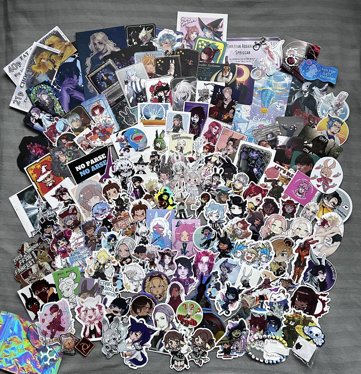 turtlrt's tweet photo. #FanfestWOLExchange STICKER HAULLLLLL im so sorry some of them are hidden or partially covered, my floor space cant take all the precious wols in 🥹🥹🥹 LAST PIC ARE THE ONES I TRADED (more info after this post +video) https://t.co/RFuuYij9Q3