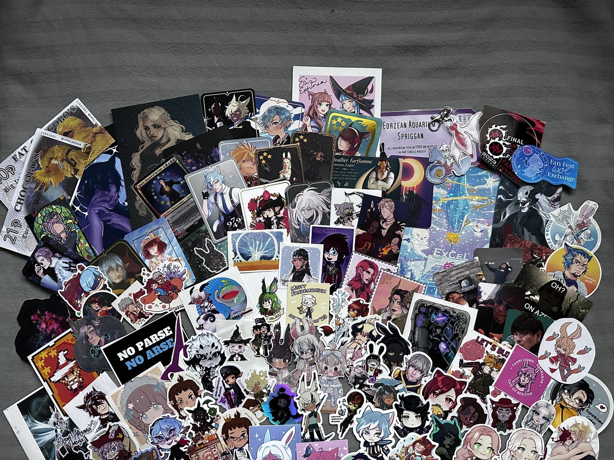 turtlrt's tweet photo. #FanfestWOLExchange STICKER HAULLLLLL im so sorry some of them are hidden or partially covered, my floor space cant take all the precious wols in 🥹🥹🥹 LAST PIC ARE THE ONES I TRADED (more info after this post +video) https://t.co/RFuuYij9Q3