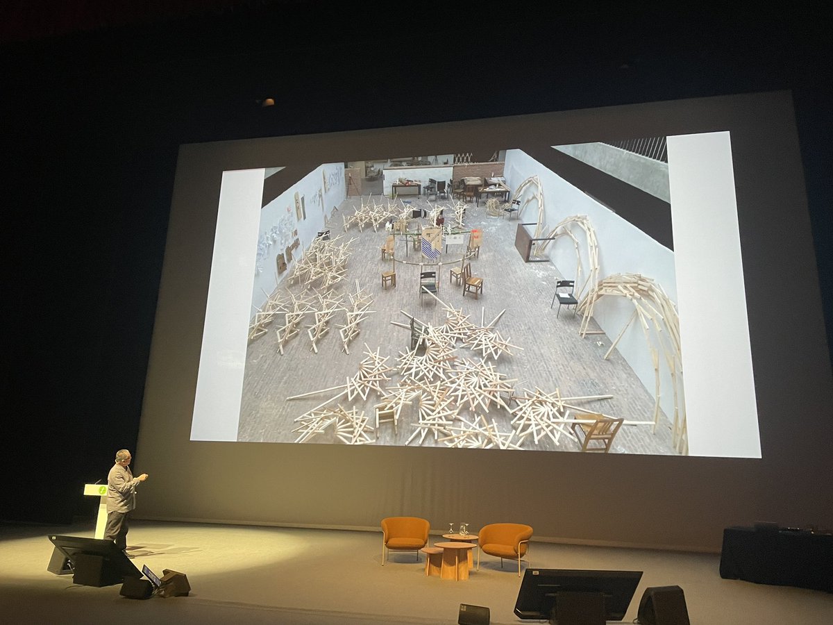 VirginiaElvira's tweet photo. #ascongi @adegi asiste al acto de inauguración de la cuarta Bienal Internacional de Arquitectura de Euskadi @MUGAKbienal https://t.co/2CXB8SpWkq