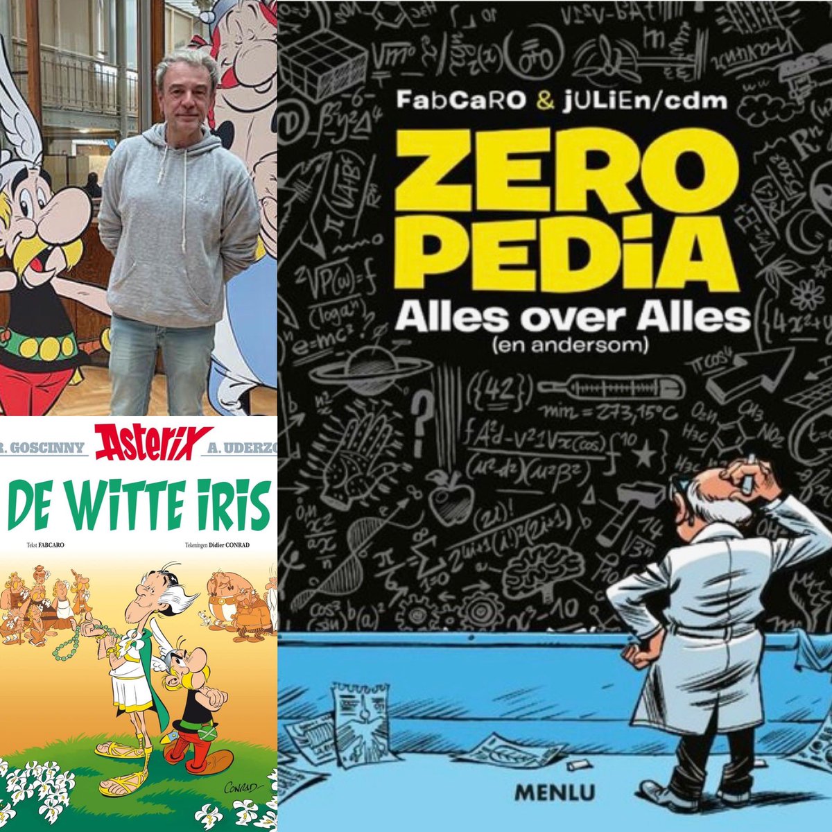 MenluComics's tweet image. De nieuwe Asterix is uit, maar vergeet niet dat ‘Zeropedia’ er eerder was 😉 Van dezelfde auteur 🖊️

#asterix #dewitteiris #fabcaro #zeropedia #menlu