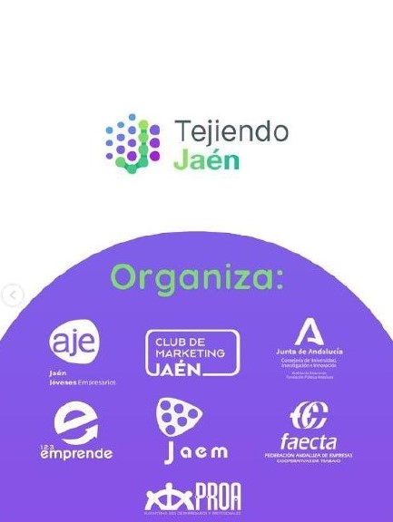 ¡Atención! 🚀

Tras el éxito de la primera edición, se acerca el próximo evento Tejiendo Jaén 💫
Si aún no has solicitado formar parte de la red Tejiendo Jaén, no olvides 👇

Confirma asistencia al evento ✅