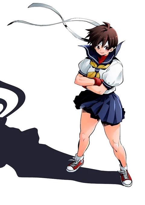 春日野さくら。 #ストリートファイター #streetfighter #格ゲーキャラ描こうぜ