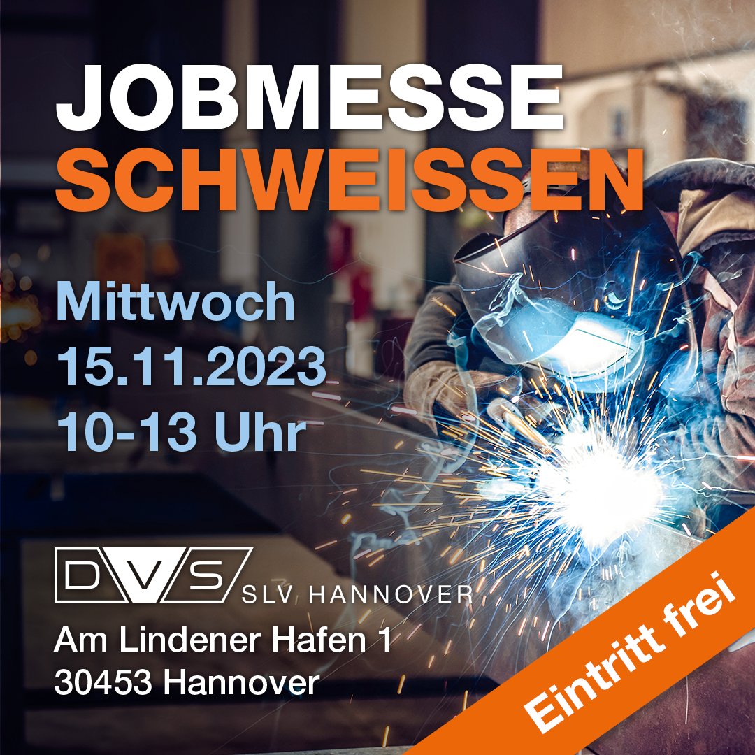 Sie möchten in einem technischen, handwerklichen Bereich arbeiten? Sie suchen einen Job als Schweißer/-in? Oder Sie wollen wissen, was Schweißer/-innen überhaupt machen?
Auf der Jobmesse SCHWEISSEN können Sie sich umfassend informieren.
slv-hannover.de/ueber-uns/jobm…