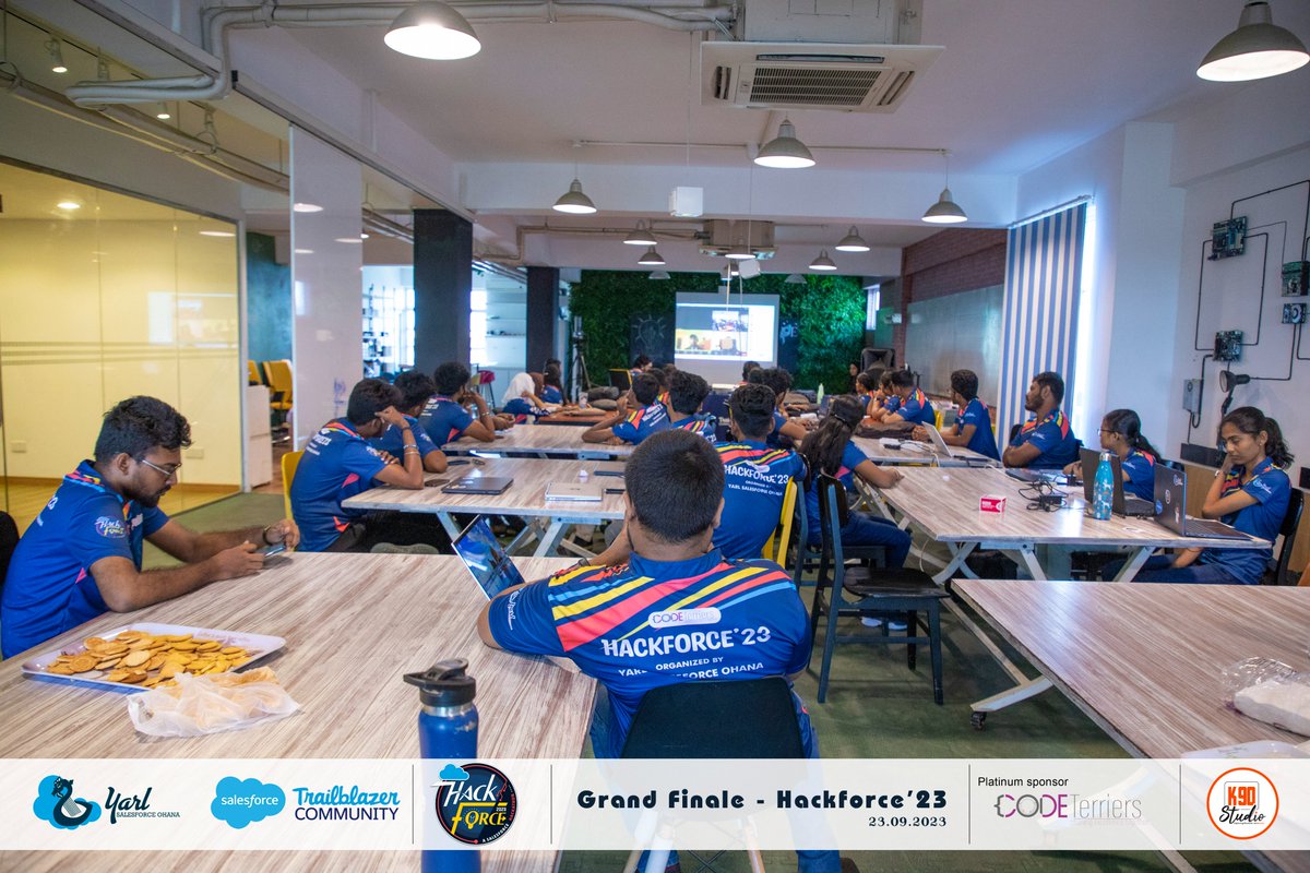 YarlSFO's tweet photo. The final pitching event at Hackforce'23 was a testament to innovation. Our photo album showcases the exceptional presentations, the judges' feedback, and the participants' dedication. Step back in time to experience the journey all over again. 🏅📸
#Hackforce23 #Salesforce https://t.co/itkTBpLrI0
