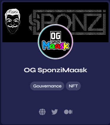 Official_SPONZI's tweet photo. We're excited to announce our listing on the @StarknetEco 🚀🚀🚀

We're diligently preparing for the upcoming deployment of our #Sponzi project by the OG SponziMaask collection.

Stay tuned for updates👀
Be OG, Be Sponzi or get REKT !

https://t.co/ZQnDSAcpaO

#NFT #Starknet #L2 https://t.co/OKNJGT6yXD