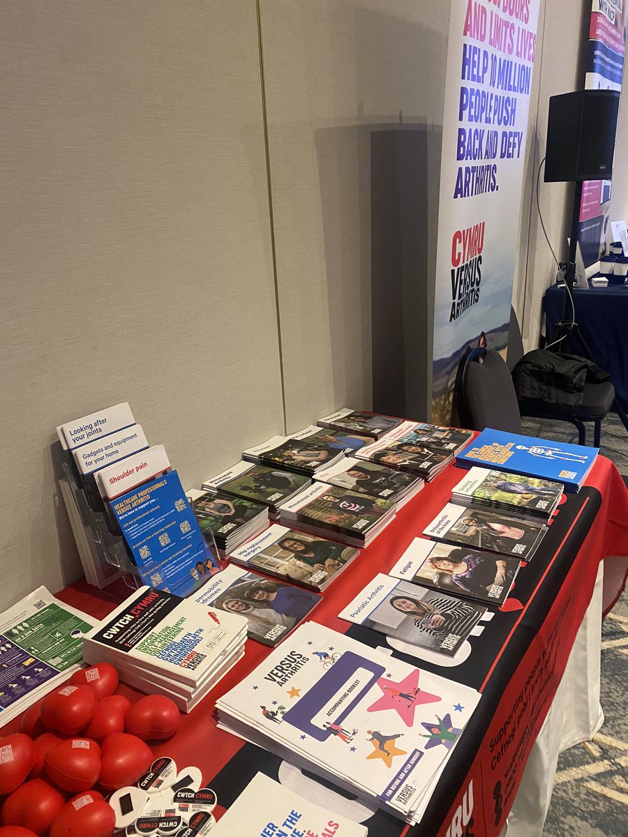 danni_welsh's tweet photo. Delighted to be at the CSP conference in Cardiff today. Looking forward to meeting lots of people and talking about the work of @CymruVArthritis  @CSPWales #physio23 #msk #mskhealth https://t.co/9L0X7eurvF