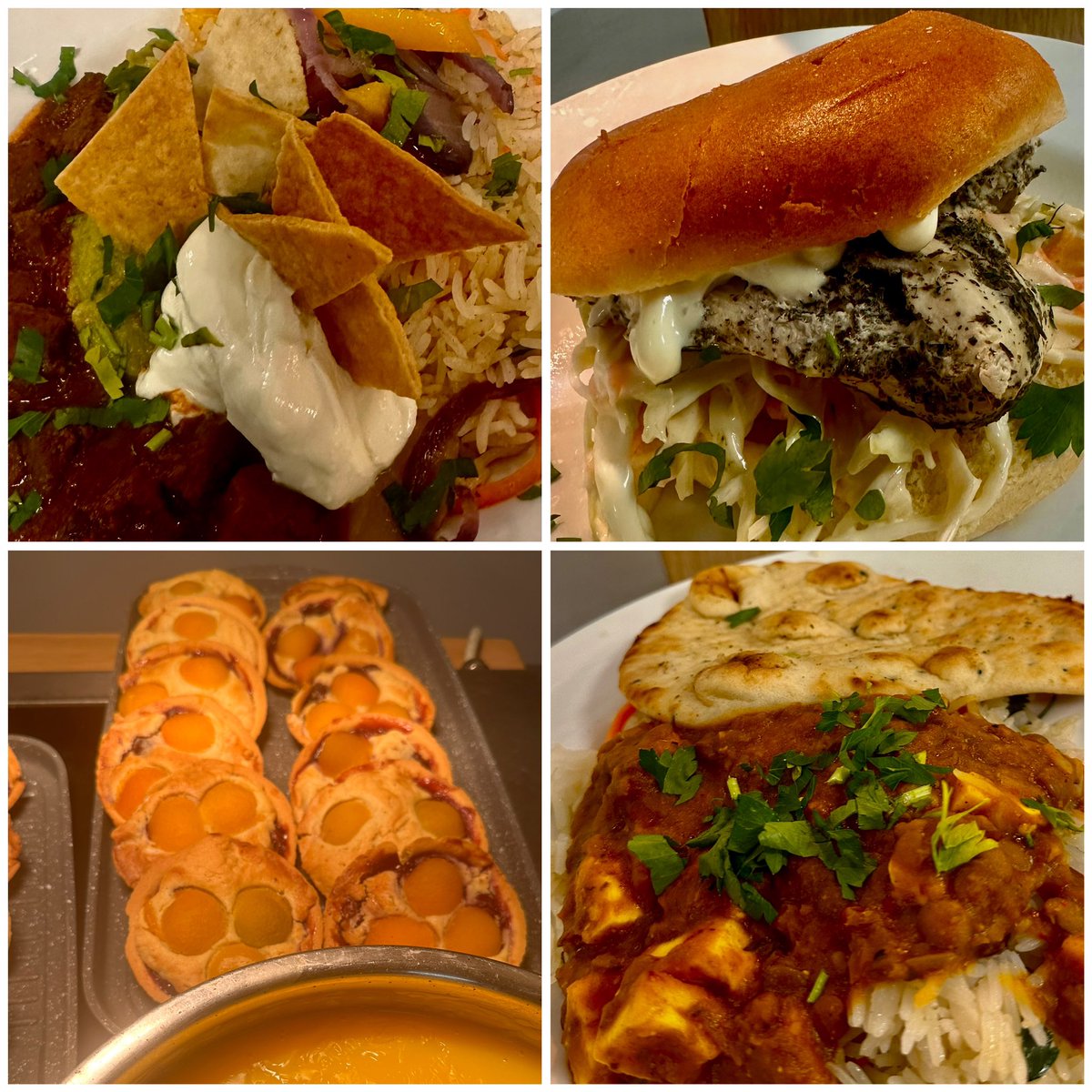 Another great visit to @Ingredi12125294 restaurant @StGeorgesTrust yesterday with the welcome return of hot desserts (on a Wednesday) for the autumn season. They offered Paneer Curry, Chilli Brisket Beef and Chicken Fillet in a bun.    #greathospitalfood #NHS #Food