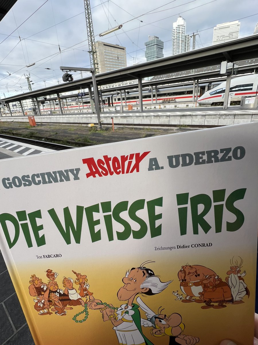 Genau der richtige Tag für eine Bahnfahrt! #Asterix