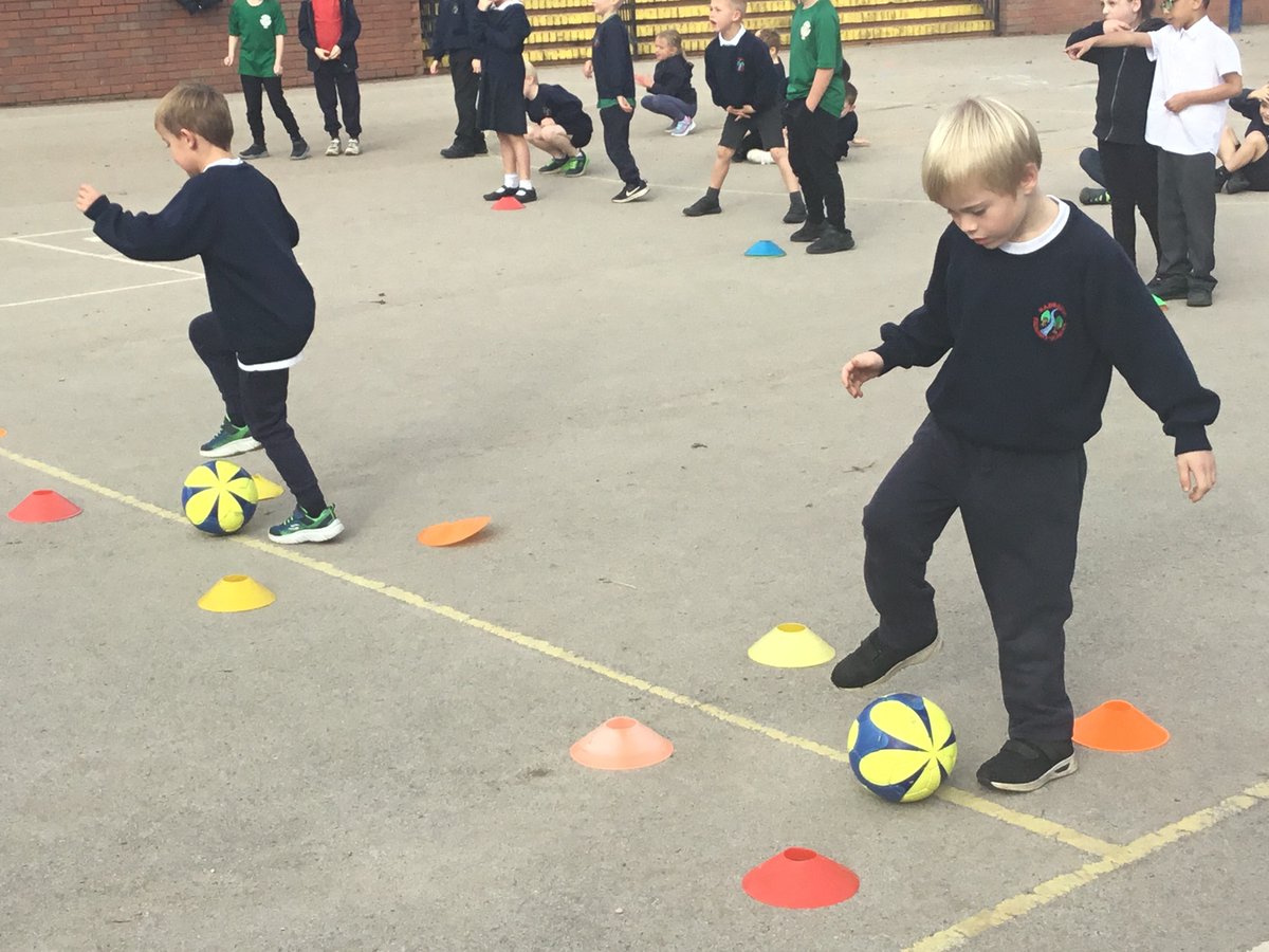 Mr Taylor and our amazing Year 6 sports ambassadors have been running events for all children across the school this week. We were so proud of the Year 6s who organised, demonstrated and supported the other children really well.