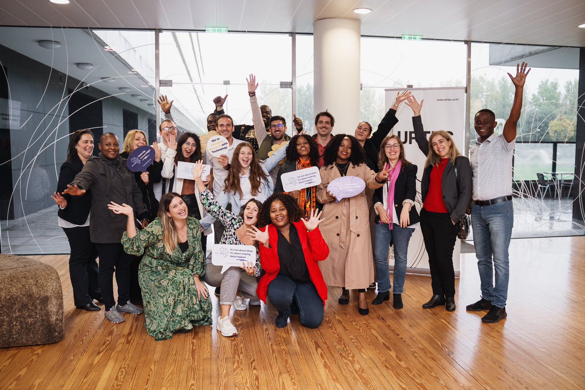 A big 👋 from all of us at <a href="/africoneu/">AfriConEU</a>, the first Trans-continental Networking Academy for African and EuropeanDigital Innovation Hubs 💡 

<a href="/uptecporto/">UPTEC</a> @aaaleixo7 <a href="/EU_HaDEA/">HaDEA</a> <a href="/HorizonEU/">Horizon Europe 🇪🇺</a> <a href="/EU_Commission/">European Commission</a> 

#AfriConEU #HaDEA #DIH #EUAfrica