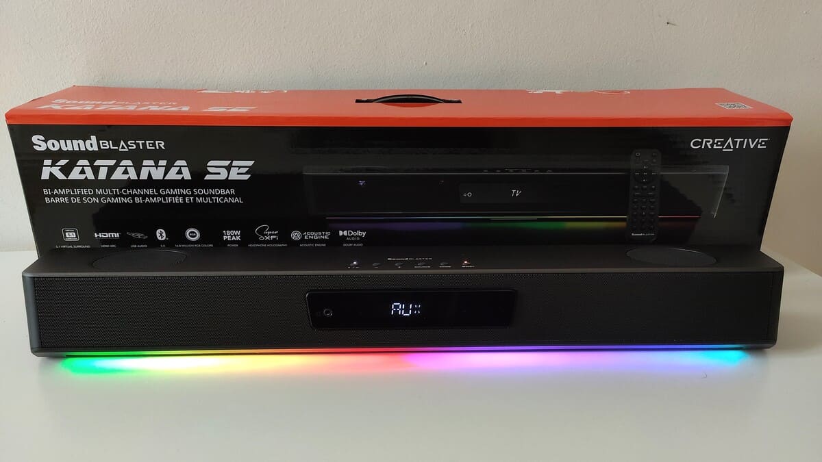 CeotechI's tweet photo. Sound Blaster Katana SE: l'unica soundbar di cui avrete bisogno - Recensione
#Audio #Console #Creative #CreativePebblePro #DolbyAudio #HDMIARC #LEDRGB #macOS #PCGaming #PS5 #SoundBlasterKatanaSE #SoundBlasterKatanaV2 #SoundBlasterKatanaV2X #Soundbar
https://t.co/nFouPv7Gj0 https://t.co/Fb2y8y901C