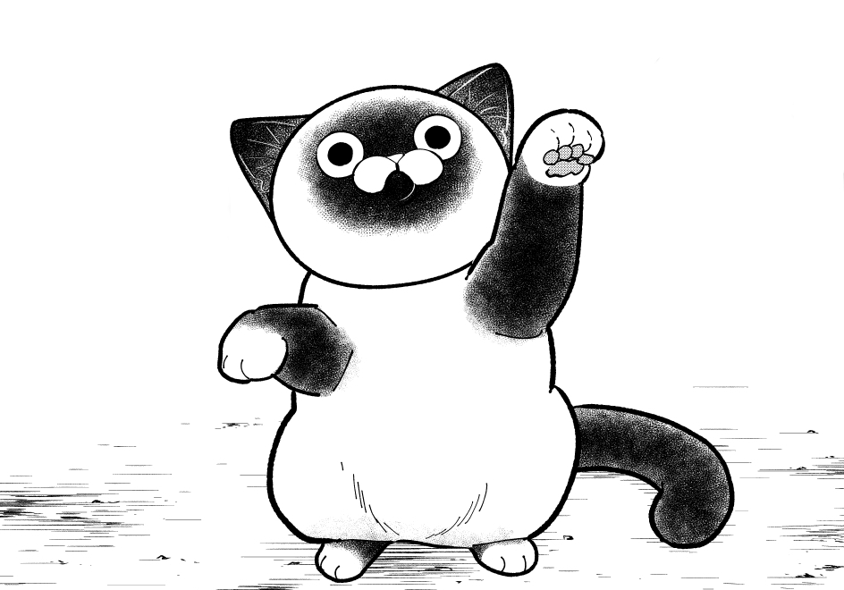 #このタグを見た人は黙って猫を貼る 