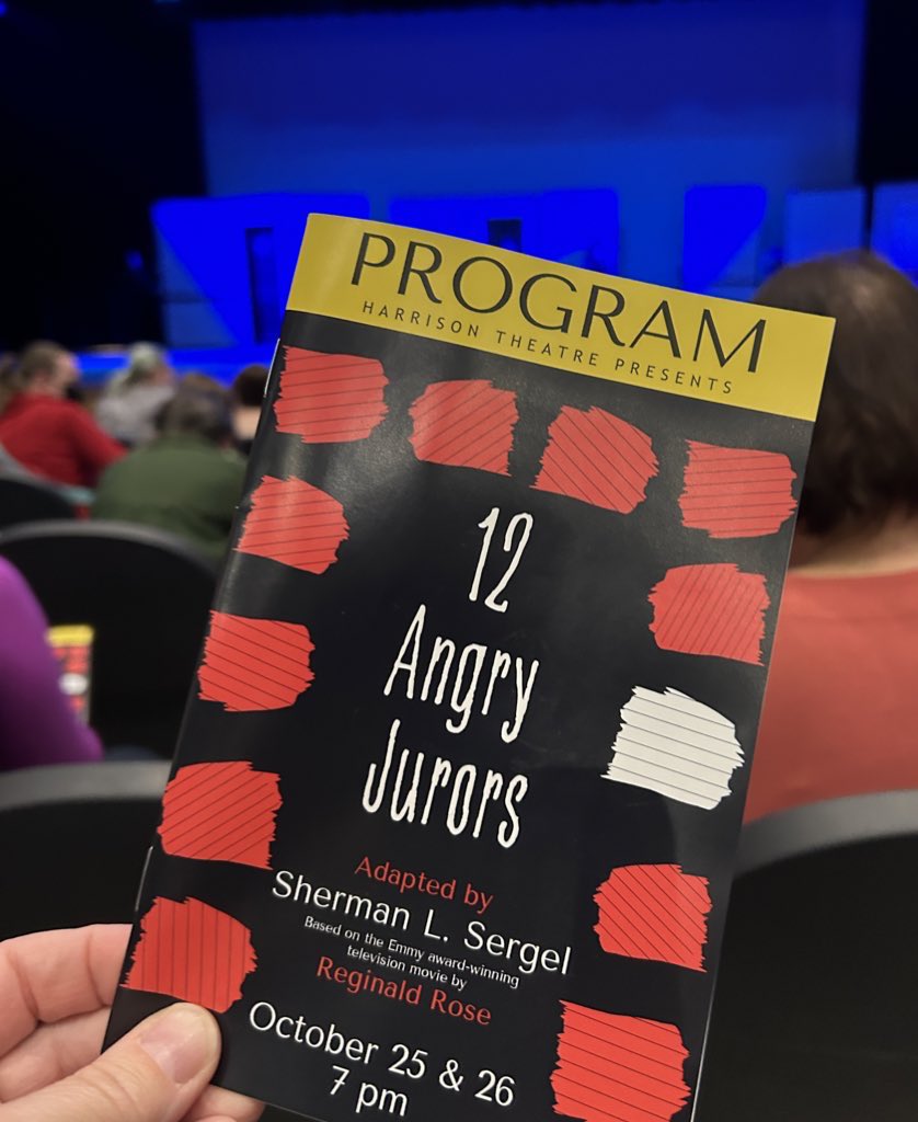 The production of 12 Angry Jurors performed by @HoyaTheatre is ready for @OfficialGHSA One Act Play region competition on Saturday! 🎭 The show is full of talented actors and crew members led by the amazing Mrs. Lindsay. Break a leg! @hoyaprincipal @ALDCOBB1