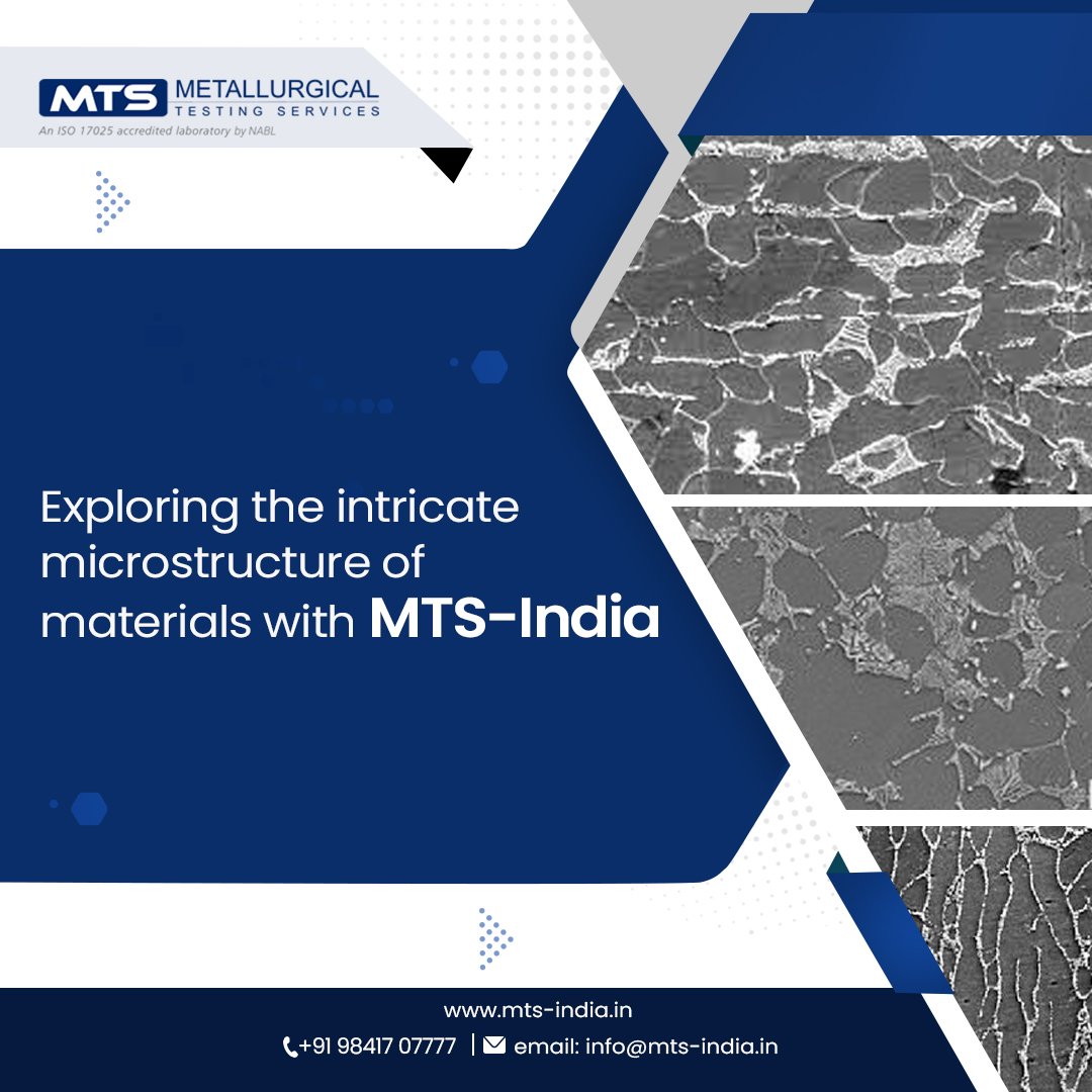 MTSIndia2's tweet photo. At MTS-India, we're passionate about delving into the unseen, the tiny structures that make up our materials.

  For more info contact:
📲 98417 07777 
📩 info@mts-india.in 
🌐 https://t.co/NqT5fWkFgP  

#MTSIndia #MicrostructureAnalysis #MaterialsScience #testing #services https://t.co/2QrQjqORrP