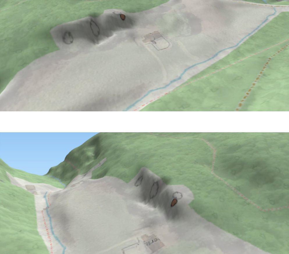 Geoinvestigate's tweet image. Starting this #miningrisk #siteinvestigation #deskstudy we knew there might be surface expression of underground Pb-Zn #mineworking &amp;amp; a #mineshaft but "couldn't see the woods for the trees" until Joe did  #LiDAR analysis revealing trench collapse above a daylighting #mine stope.