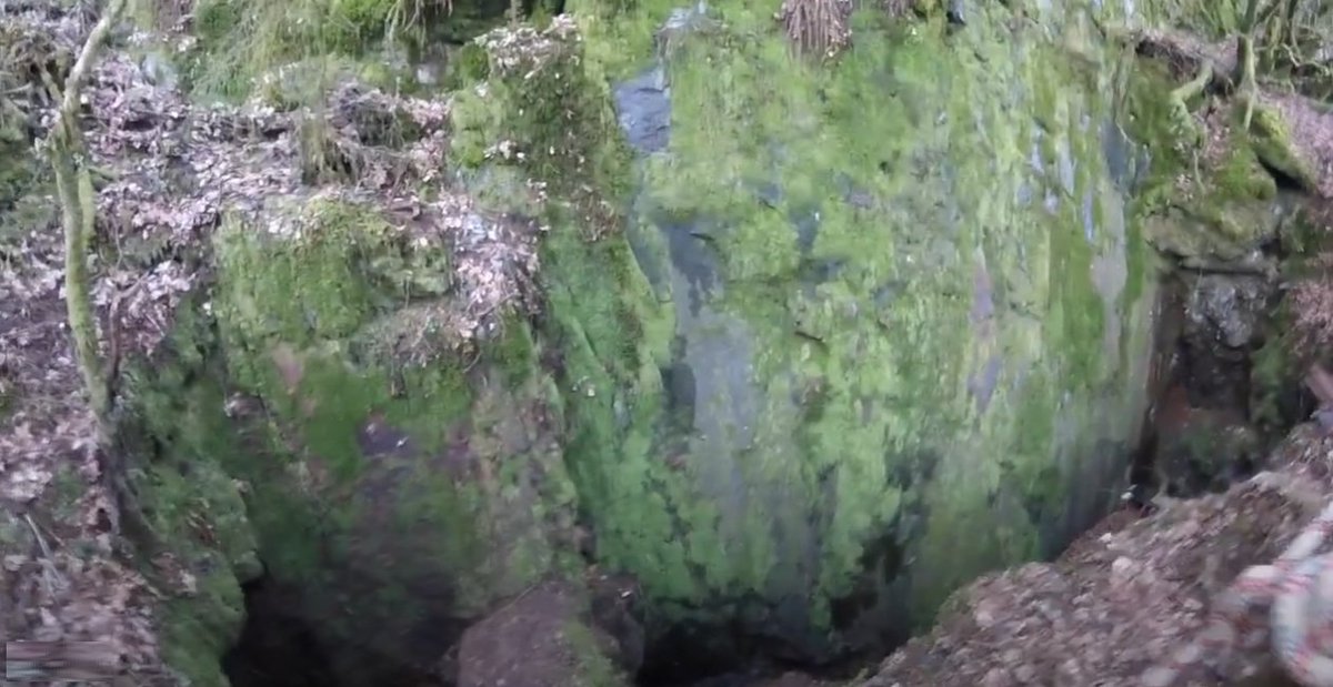 Geoinvestigate's tweet image. Starting this #miningrisk #siteinvestigation #deskstudy we knew there might be surface expression of underground Pb-Zn #mineworking &amp;amp; a #mineshaft but "couldn't see the woods for the trees" until Joe did  #LiDAR analysis revealing trench collapse above a daylighting #mine stope.