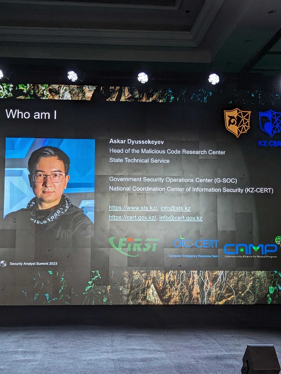 TheSAScon's tweet image. How APT STA-2201 hacked Kazakh space telecommunications operator #TheSAS2023