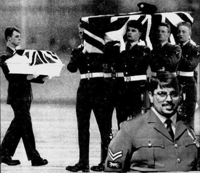 Ravenser's tweet image. RAF Corporal Maheshkumar Islania and his 6 month old daughter Nivruti Mahesh were pursued, shot and murdered by the IRA in Wildenwrath, Germany 26/10/1989 Remember them today #LestweForget