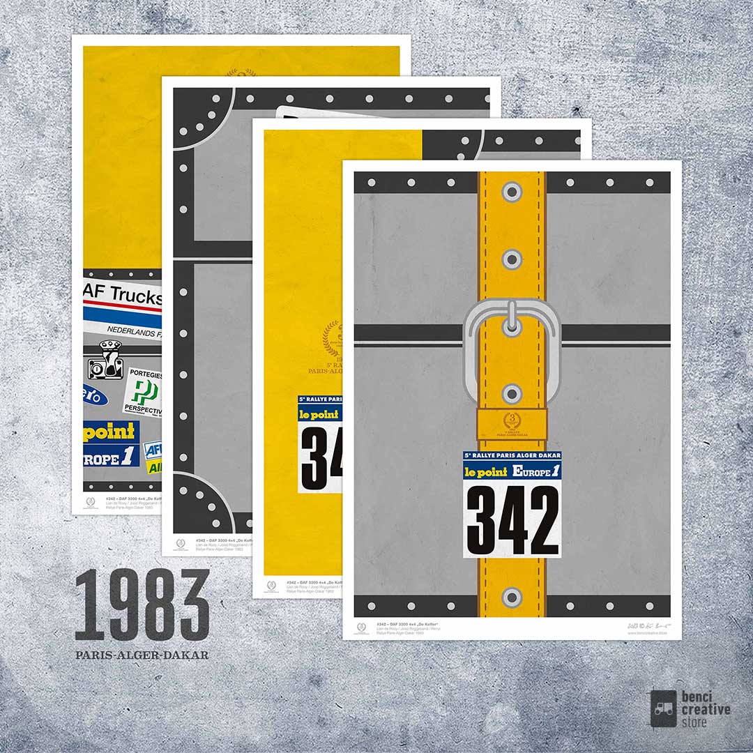 StefanBenci's tweet photo. A set of 4 posters with a theme from #dakar1983. The legend #JanDeRooy with #daf finished🥉in the truck category.
Download posters here:
https://t.co/6Tmn0x7wEk
#dakar #dakarrally #dakarclassic #classicdakar #DafTrucks #daf3300 #DeRooyTransport #TeamDeRooy @DAF_trucks_fans https://t.co/xNkspxf2Ts