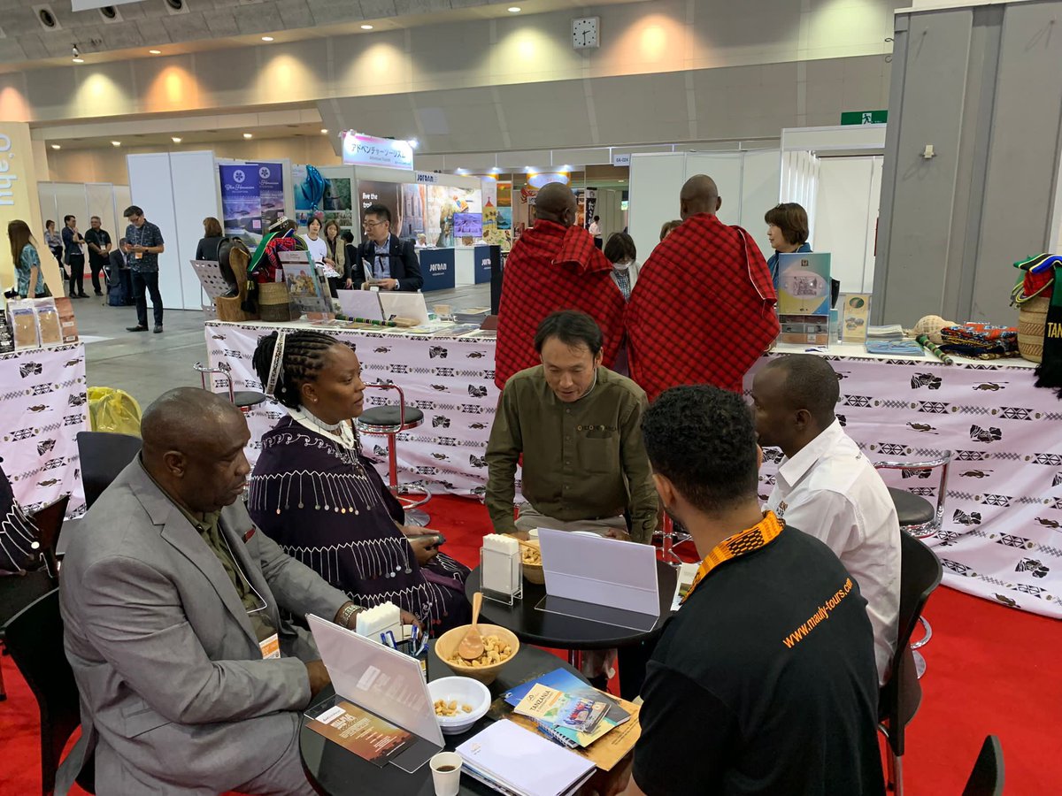 Showcasing the breathtaking beauty of Tanzania National Parks at the Tourism Expo in Japan. #Japan #Tanzaniaunforgettable