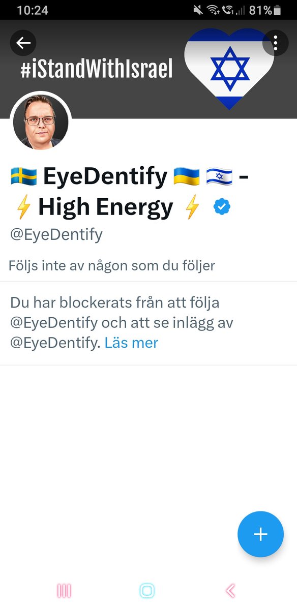 O no blivit blockad av meta,beta patrioten 😅