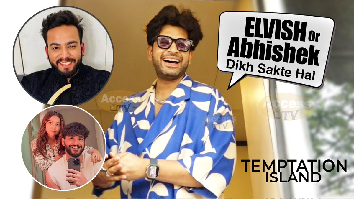 AccessTV2's tweet photo. Karan Kundra Reaction On Elvish Yadav And. Abhishek Malhan Part Of Temptation Islan New Show

Video Link - https://t.co/2loYw0qMJO

#TemptationIslandIndia #TemptationIsland #temptation #karankundrafans #ElvishYadav #abhishekmalhan #fukrainsaan #ColorsTV #accesstv https://t.co/I2jUuXaFnX