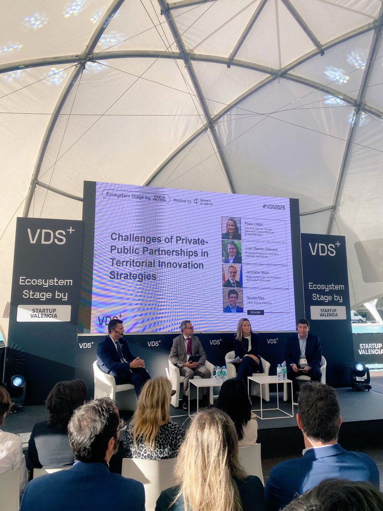 investinvlc's tweet photo. The sixth edition of the #VDS2023 kicks off with whole support from Valencia's institutions for the innovation ecosystem and local startups. Just like us!! 🚀🏛️ 
@CACiencies
#InvestInValencia https://t.co/Uzm3wxG9eq