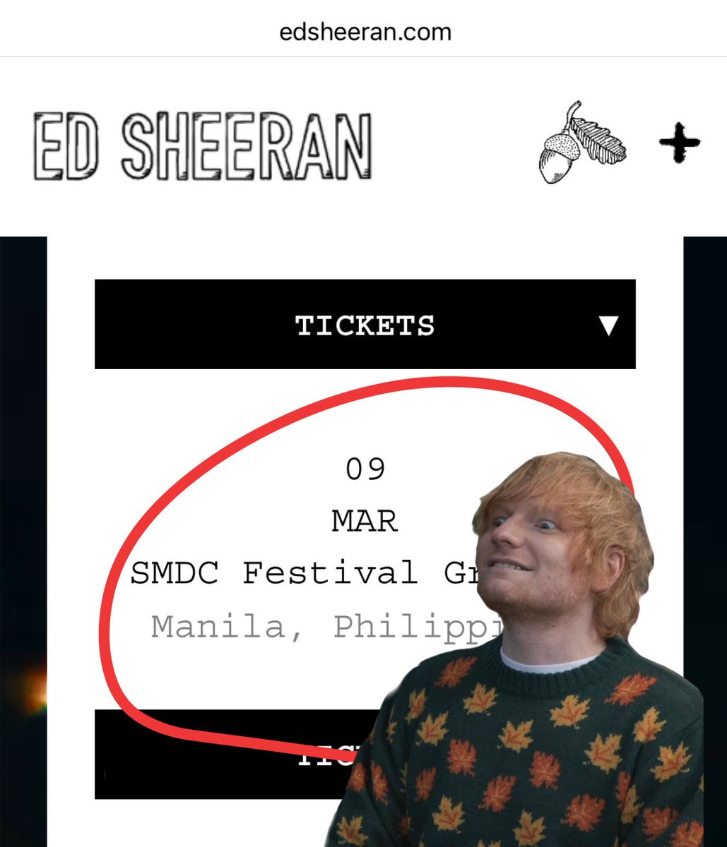 yu_nishi03's tweet image. 🇵🇭のチケット確保できた！！！
とりあえず一回は会える🧸
最高の誕生日プレゼントになりそうです🥹
#EdSheeran #autumnvariations