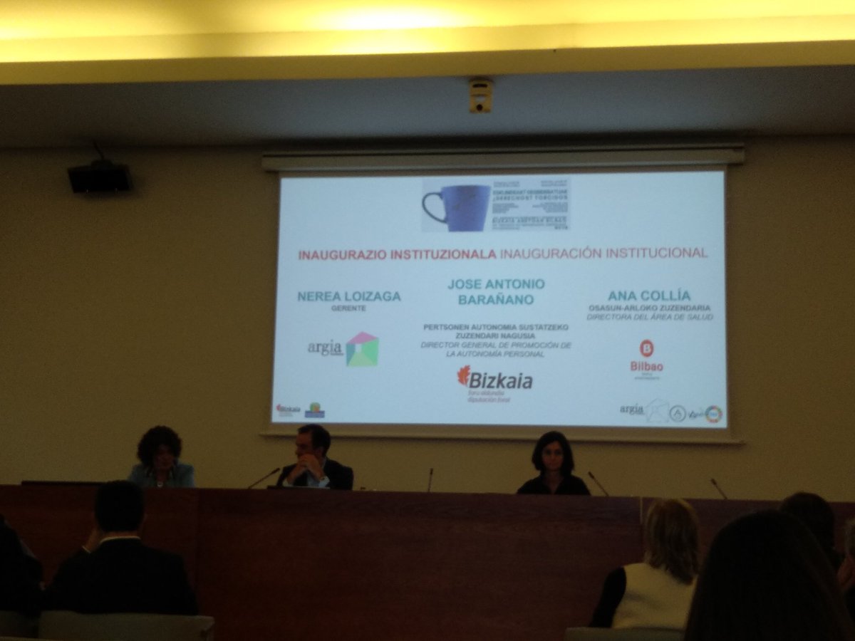 Gaur @ARGIA_FUNDAZIOA-ak antolatutako Jardunaldietan, desgaitasuna duten pertsonen eskubideen defentsaz arituko gara. #derechos #saludmental #derechostorcidos