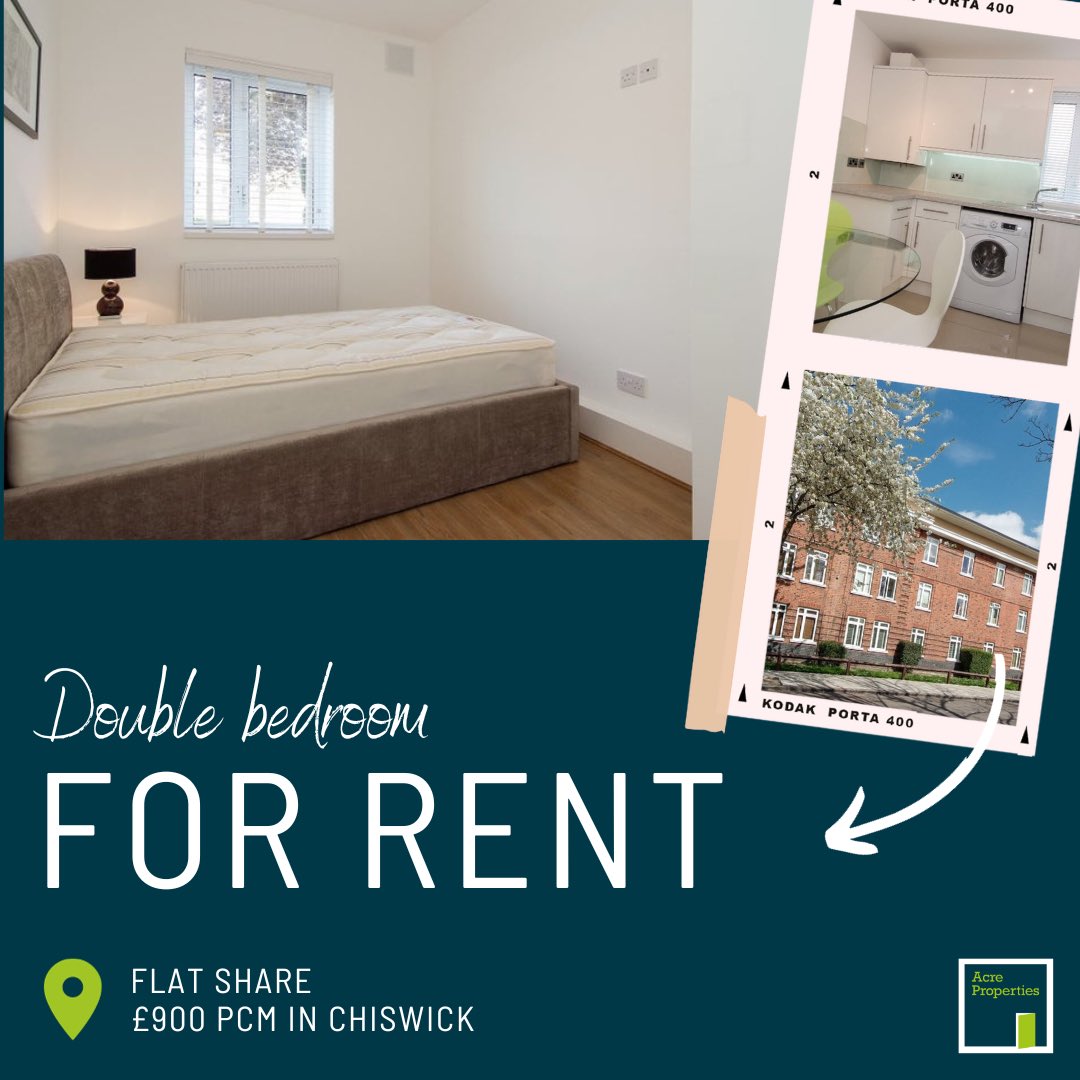 Double room coming available in this 3 bedroom flat on the Chiswick/Gunnersbury borders.

***0% deposit scheme offered - Reposit***

spareroom.co.uk/flatshare/flat…