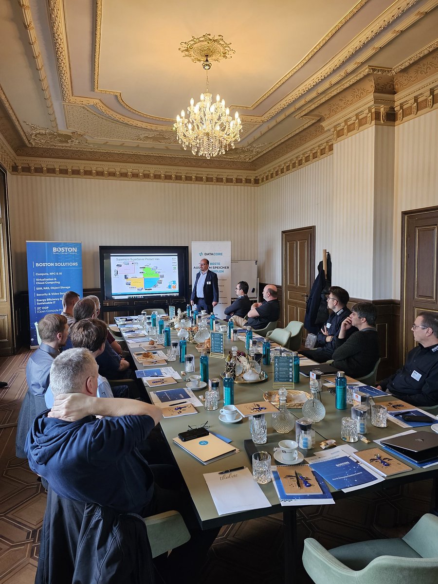 gklauser's tweet photo. Together with my Swiss team, I'm happy to accompany the first Boston Technology &amp; Innovation Day in Switzerland today, a great event and a super location! Many thanks also to our technology partners and sponsors #AMD, #Datacore, #Micron, #Supermicro and #Storware! https://t.co/r2YF9MtaKf